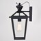 Vaxcel Derby 1 Light Matte Black Motion Sensor Dusk to Dawn Outdoor Wall Lantern Clear Glass Shade T0717 - alternate 7